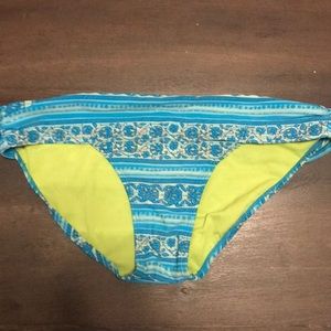 Foldover hipster bikini bottom